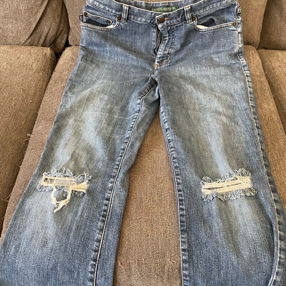 Ralph Lauren Blue Straight Leg Jeans